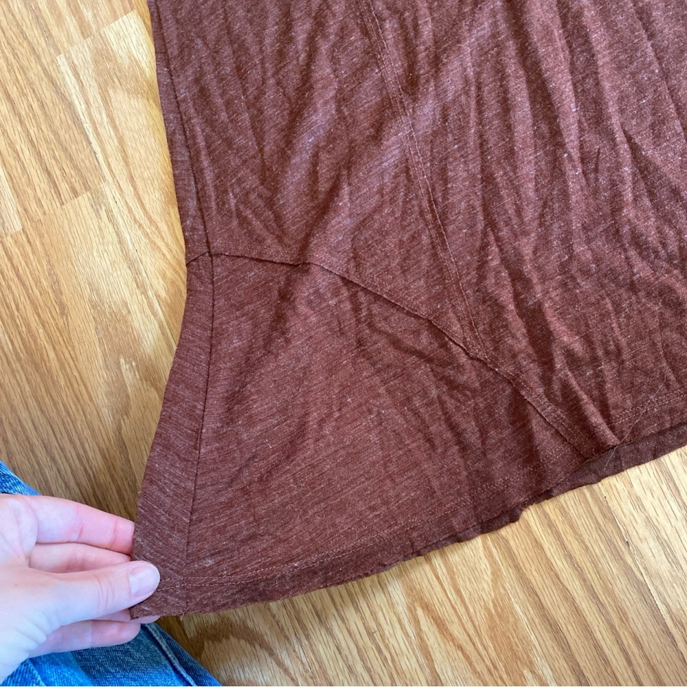 Prana Women's Midi Skirt in Rust - Picture 6 of 9